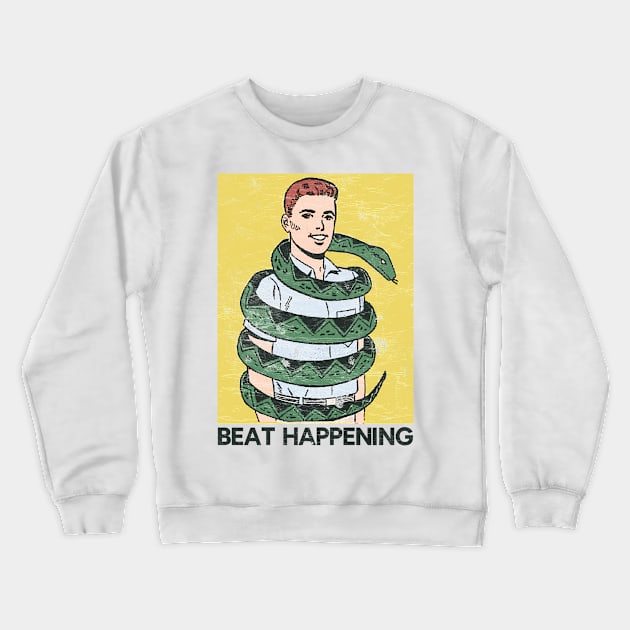 Beat Happening •• Original Fan Tribute Design Crewneck Sweatshirt by unknown_pleasures